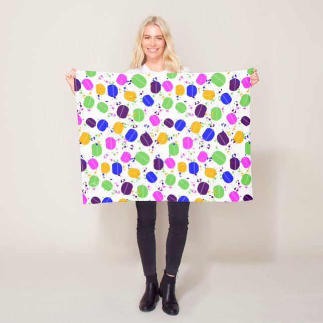 Macaron Confetti Blanket (In Situ)