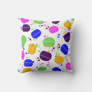 Macaron Confetti Throw Pillow