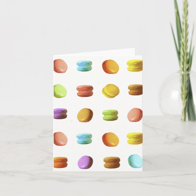 Macaron Cookies Card (Front)