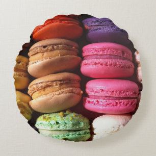 macaron cookies round pillow