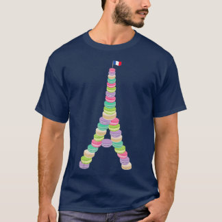 Macaron Eiffel Tower French Macaroon Paris T-Shirt