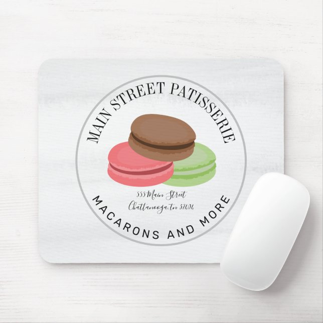 Macaron Food Business Professional Mouse Pad (With Mouse)