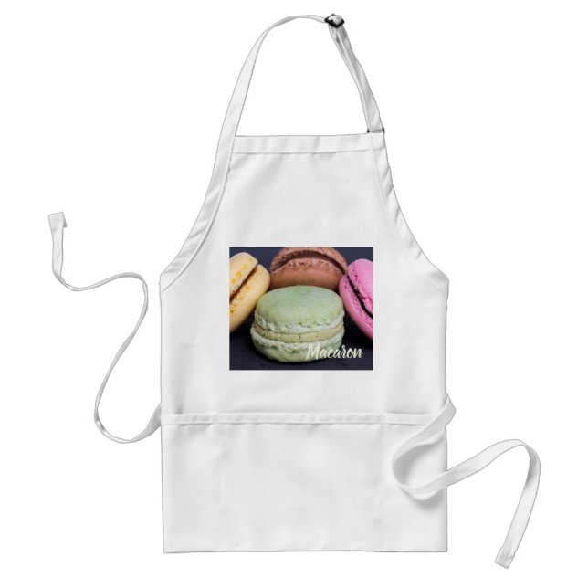 Macaron pastries for sweet tooth gift standard apron (Front)