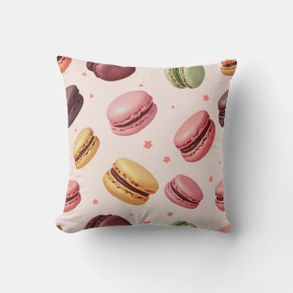 macaron pattern cushion