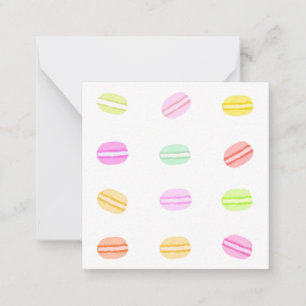 Macaron Thank You Note cards