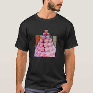 Macaron Tower Dessert Retro Men Women Kids T-Shirt