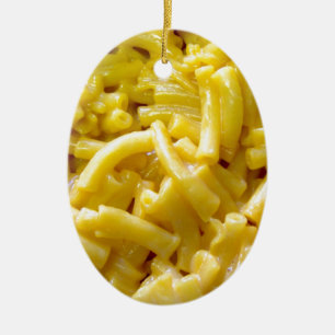Macaroni And Cheese Ceramic Ornament