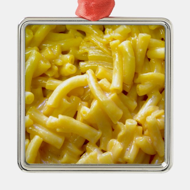 Macaroni And Cheese Metal Tree Decoration (Front)