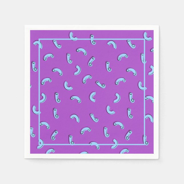 Macaroni and Cheese Paper Napkin (Front)