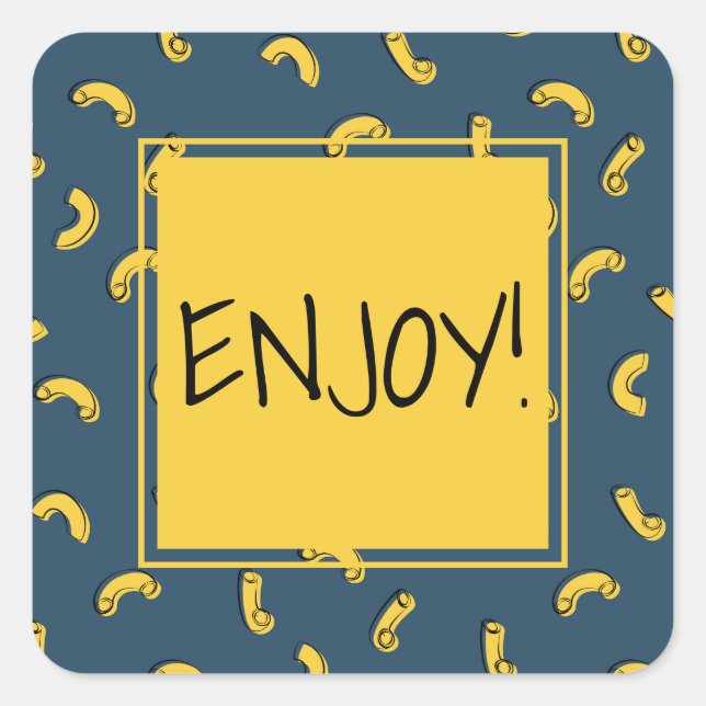 Macaroni and Cheese Sticker (Front)