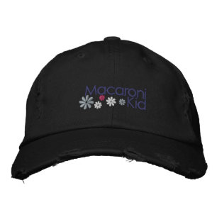 Macaroni Kid Distressed Cap