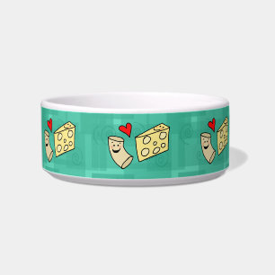 Macaroni Loves Cheese, Cute Mac N Cheese Cartoon Bowl