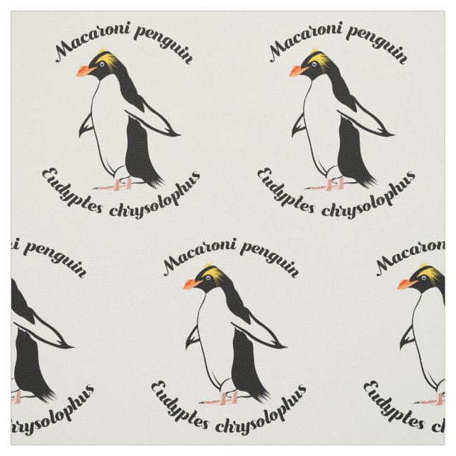 Macaroni Penguin Fabric (Swatch)