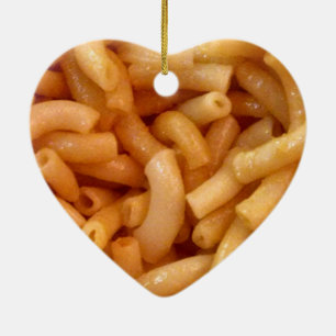 Macaroni's and cheese ceramic ornament