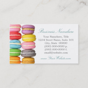 Macarons Business Cards