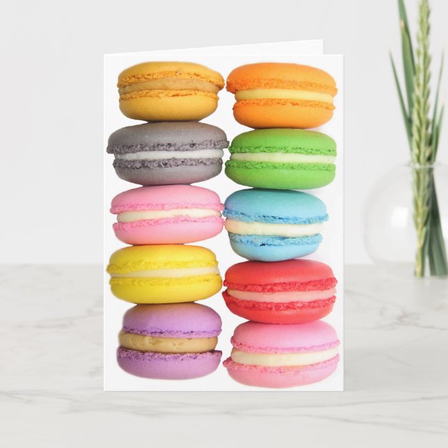 Macarons Card (Front)