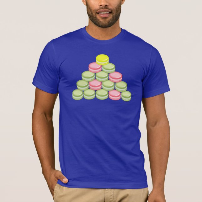 Macarons Christmas Tree T-Shirt (Front)