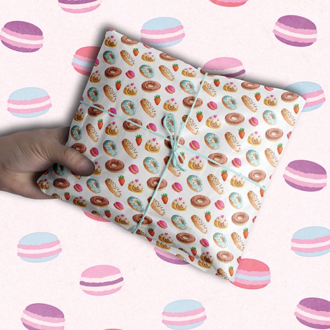 Macarons Doughnuts Eclairs Oh My! Tissue Paper (Creator Uploaded)