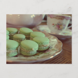 Macarons for Afternoon Tea Postcard