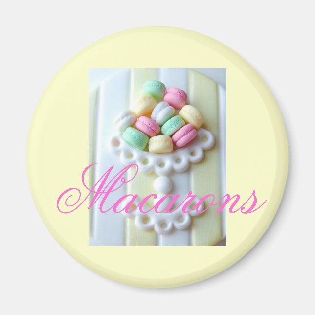 Macarons fridge magnet (Front)