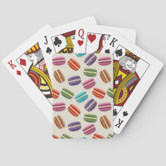 macarons playing cards