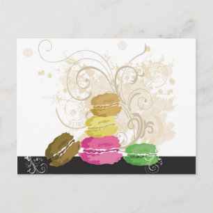 Macarons Postcard