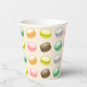 Macarons Sweet 16 Party Paper Cups