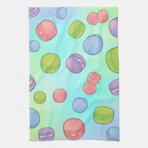 Macarons tea towel