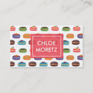 Macaroon Bakery Business Card