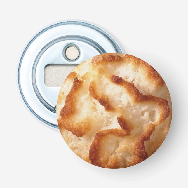 Macaroon Cookie Image Bottle Opener (Front)