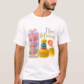 macaroon, i love you macaroon T-Shirt