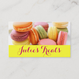 Macaroons Bakery Catering Cakes Cupcakes Business Card