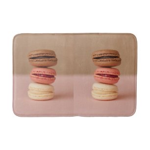 Macaroons bath mats