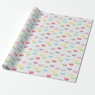 Macaroons for Dessert Colourful Gift Wrapping Pape Wrapping Paper