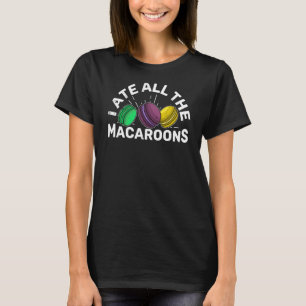 Macaroons recipes dessert Italy confectionery sayi T-Shirt