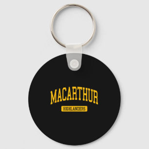 Macarthur High School Hs Lawton Artwork Key Ring