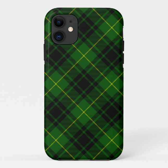 MacArthur tartan green plaid Case-Mate iPhone Case (Back)
