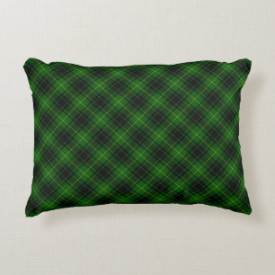 MacArthur tartan green plaid Decorative Cushion