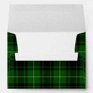 MacArthur tartan green plaid Envelope