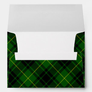 MacArthur tartan green plaid Envelopes