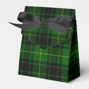 MacArthur tartan green plaid Favour Box
