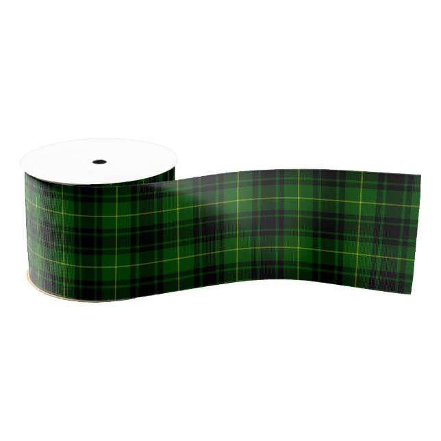 MacArthur tartan green plaid Grosgrain Ribbon (Spool)