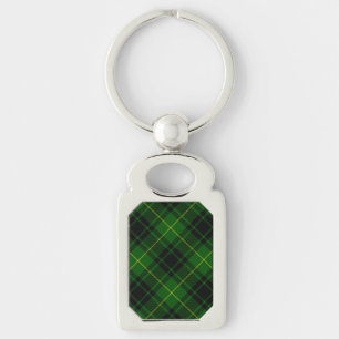 MacArthur tartan green plaid Key Ring