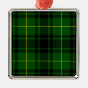 MacArthur tartan green plaid Metal Ornament