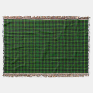 MacArthur tartan green plaid Throw Blanket