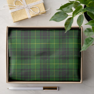 MacArthur tartan green plaid Tissue Paper