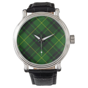 MacArthur tartan green plaid Watch