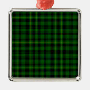 MacArthur Tartan Metal Ornament