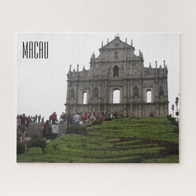 macau cathedral jigsaw puzzle (Horizontal)