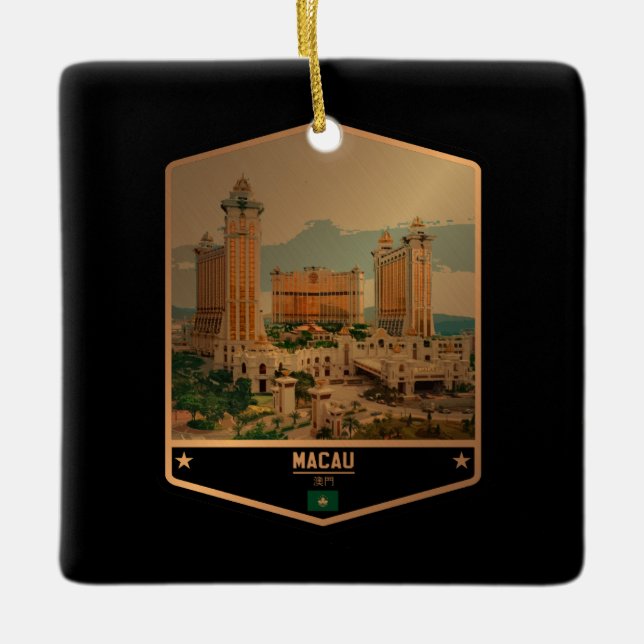 Macau Ceramic Ornament (Front)